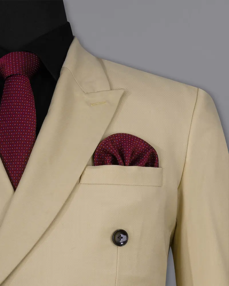 Rodeo Dust Cream Double Breasted Suit 7
