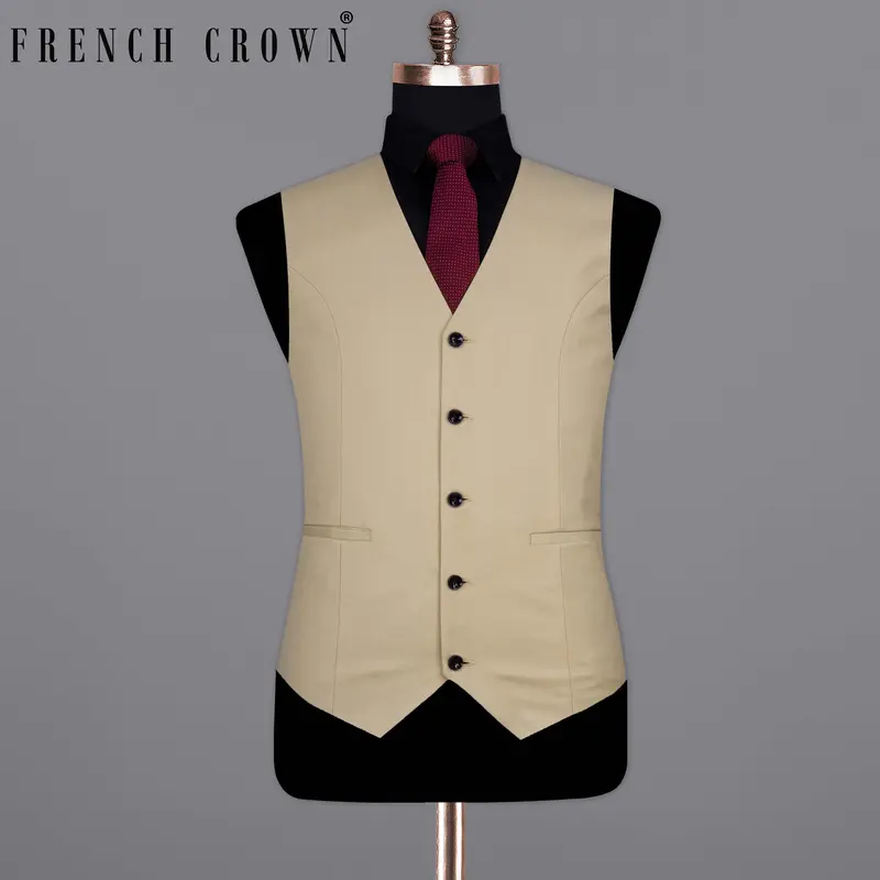 Rodeo Dust Cream Solid Waistcoat 1