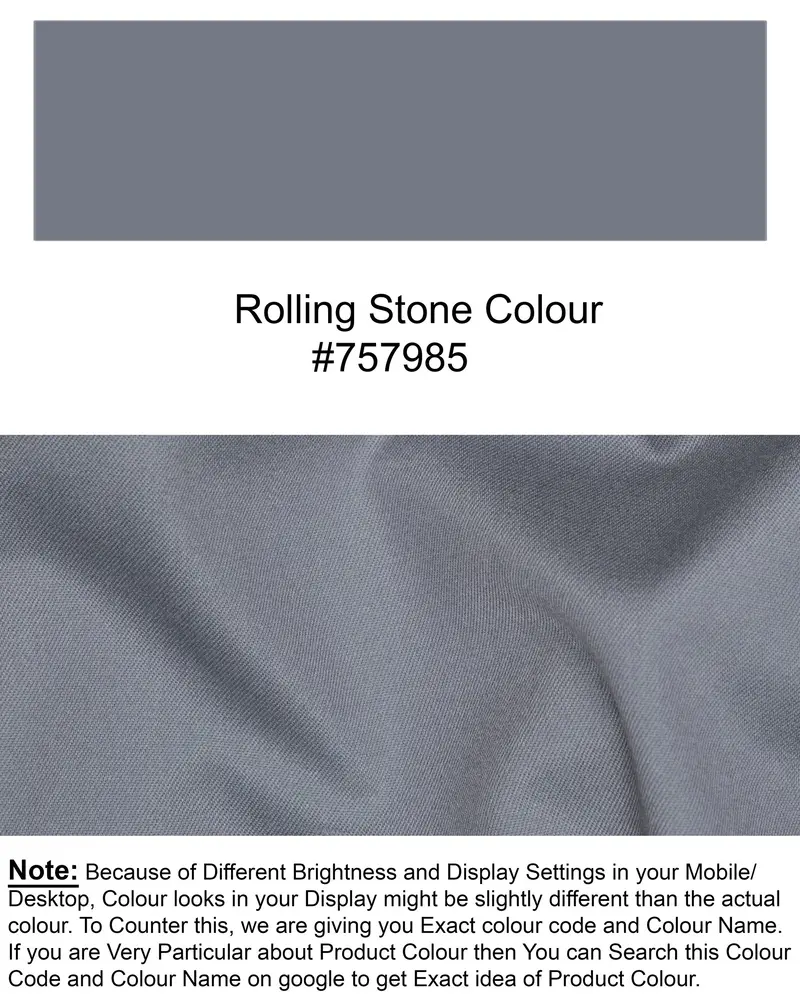 Rolling Stone Grey Wool Rich Blazer 11