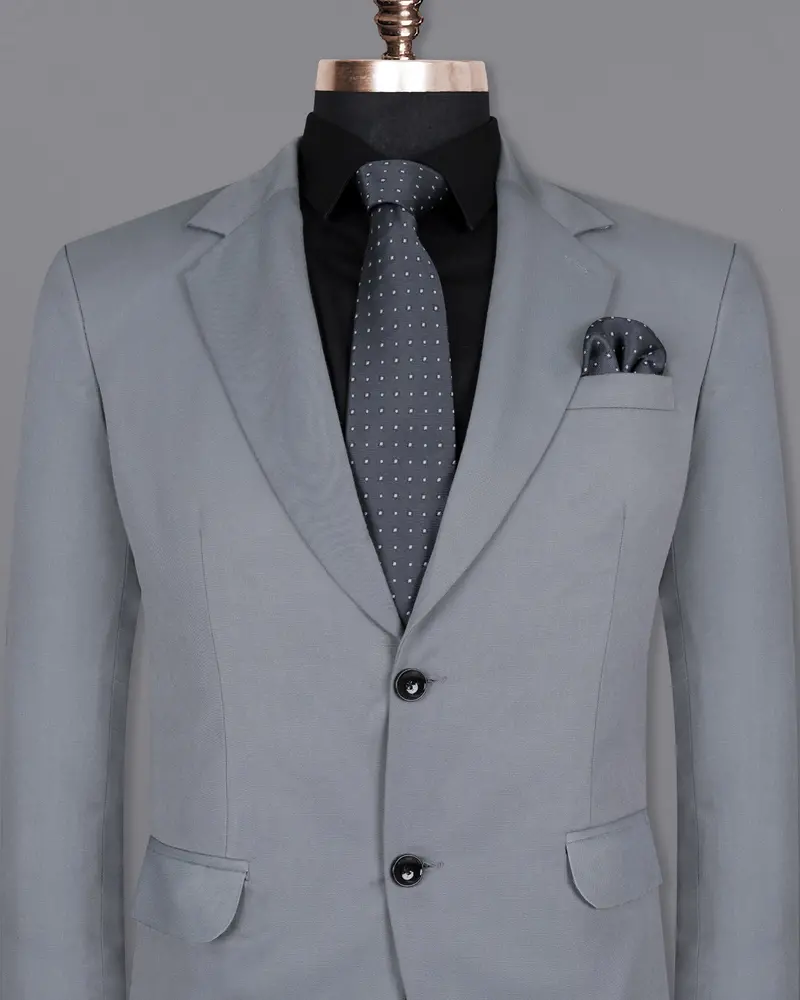Rolling Stone Grey Wool Rich Blazer 2