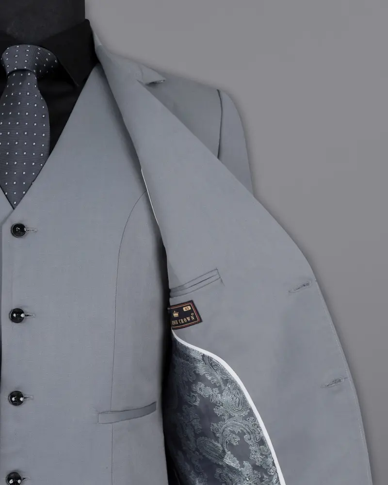 Rolling Stone Grey Wool Rich Blazer 7