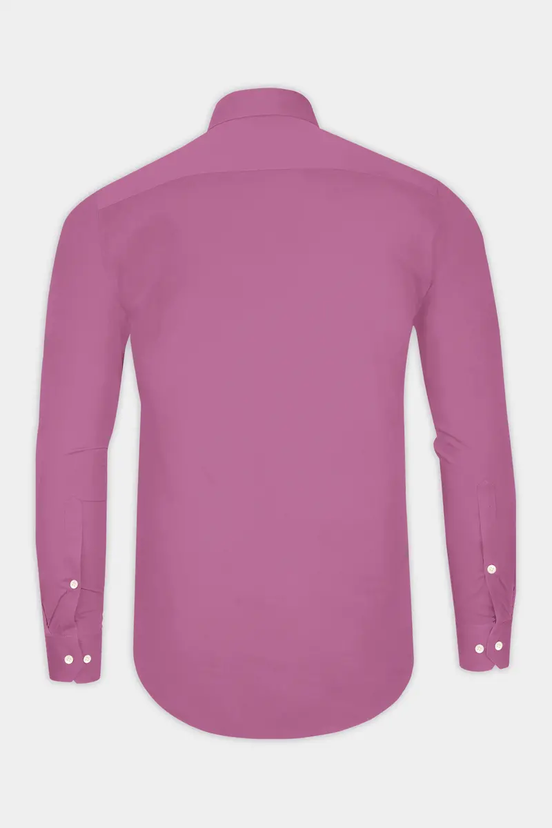 Rosavelle-Tapestry Pink Subtle Sheen Super Soft Premium Cotton Tuxedo Dress Shirt 7