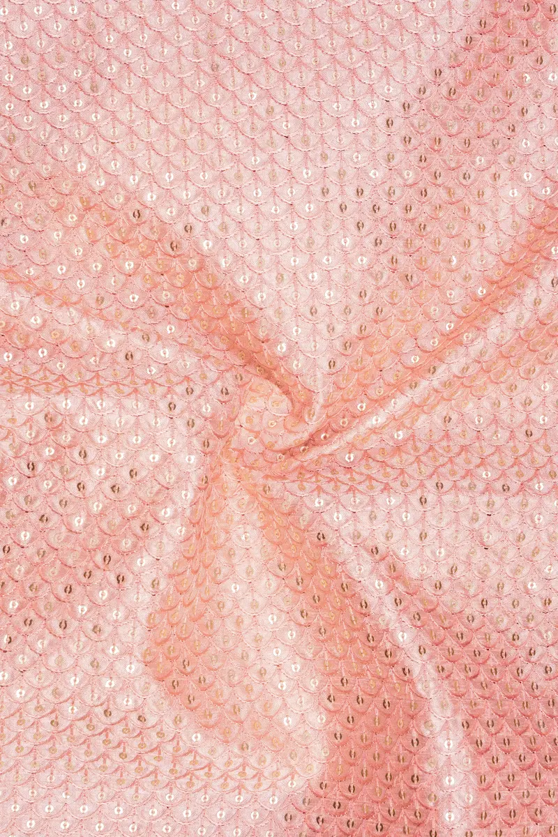 Rosavon-Mandys Pink Cotton Thread Heavy Embroidered Stretchable Waistband Pant 3