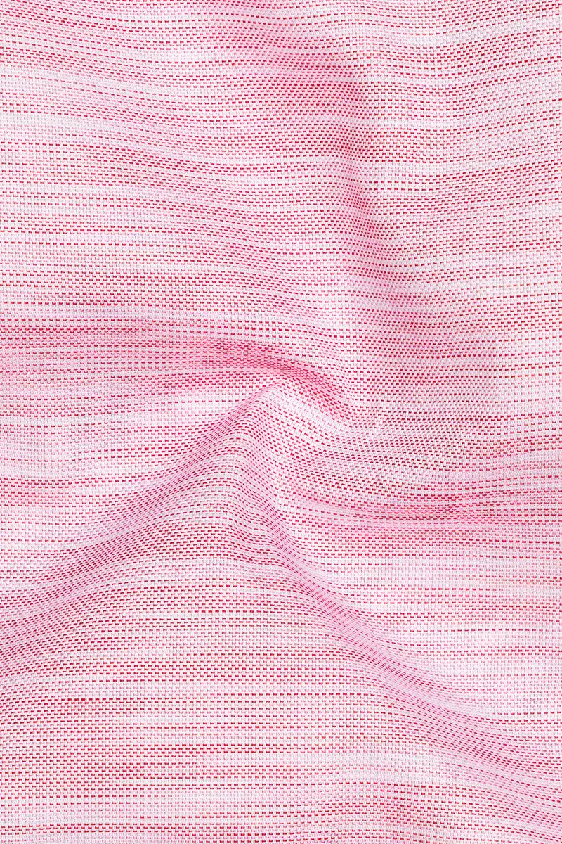 Rosavon-Oyster Pink Textured Chambray Premium Cotton Dress Shirt 3