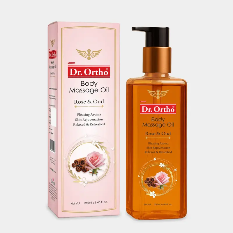 Rose & Oud Body Massage Oil - 250Ml 1