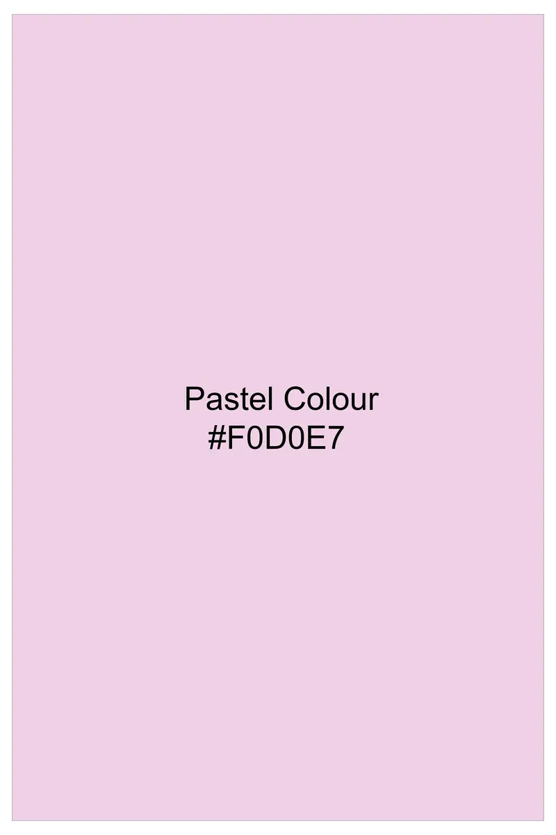 Rosevo-Pastel Pink Subtle Sheen Super Soft Premium Cotton Mandarin Shirt 7