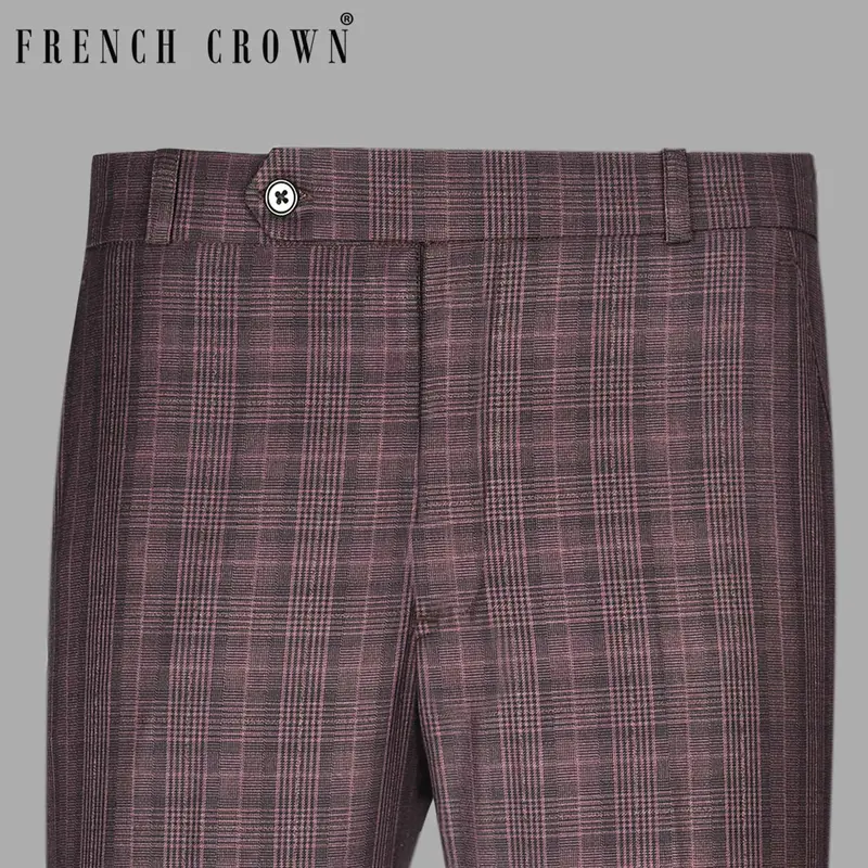 Rosewood Plaid Formal Pant 1