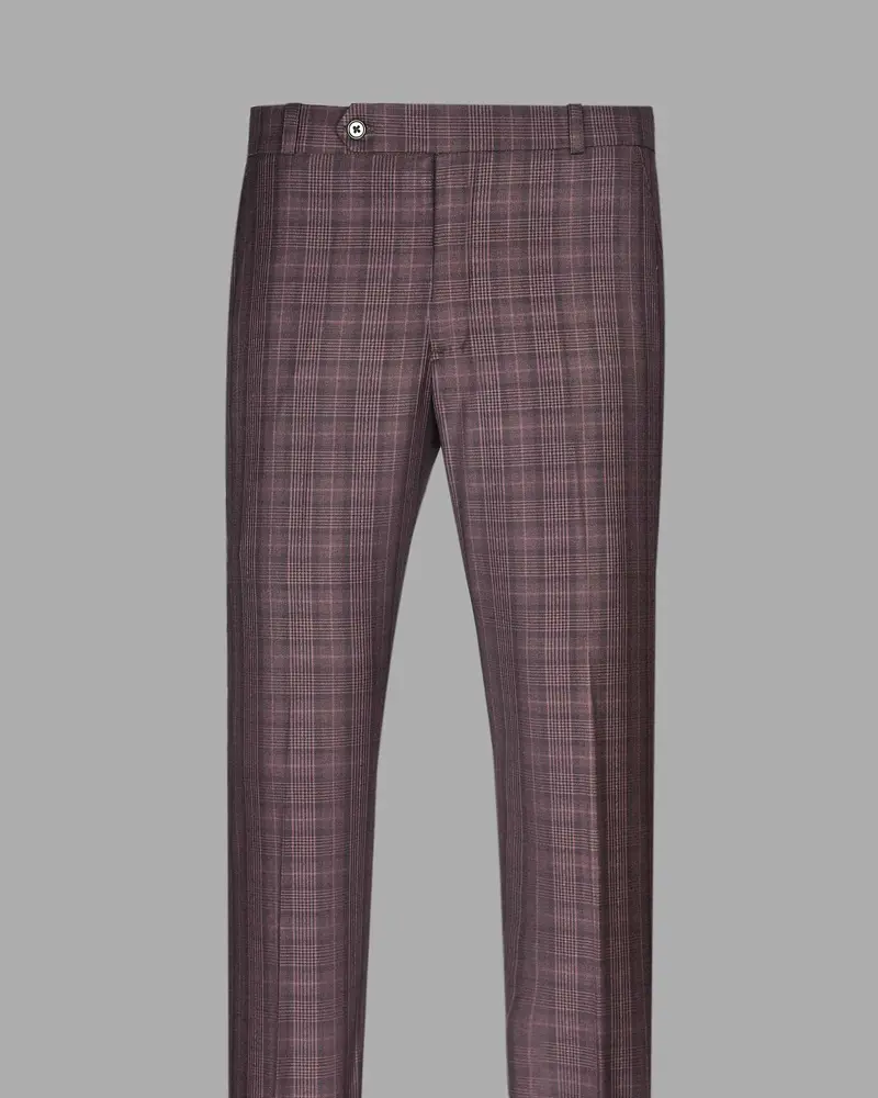 Rosewood Plaid Formal Pant 4