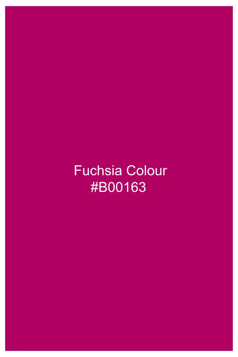 Rosivell-Fuchsia Pink Velvet Stretchable Waistband Pant 8