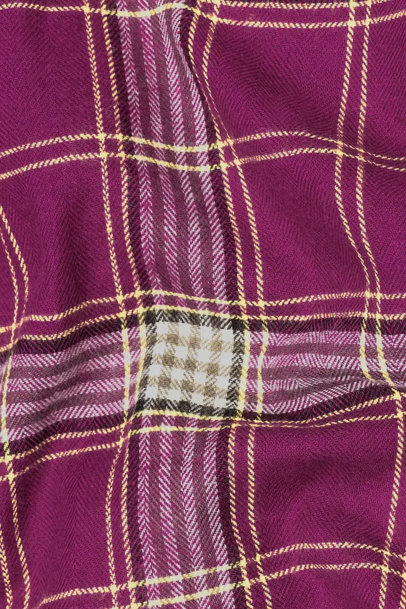 Rouge Plaid Flannel Shirt 2
