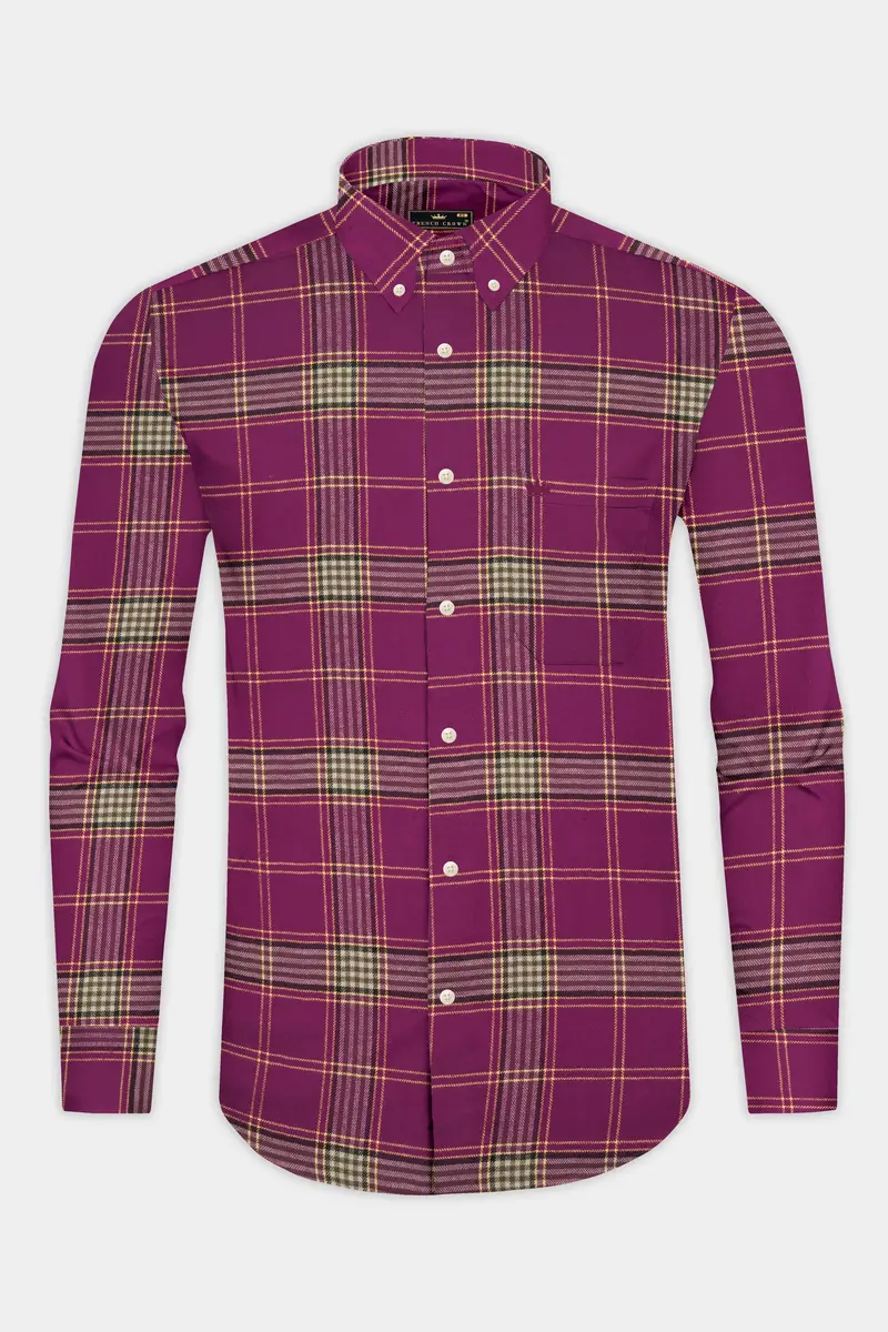 Rouge Plaid Flannel Shirt 4