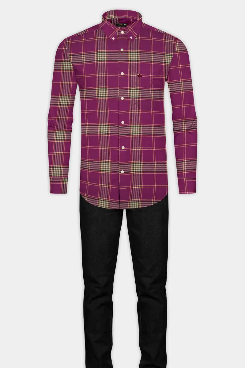 Rouge Plaid Flannel Shirt 6