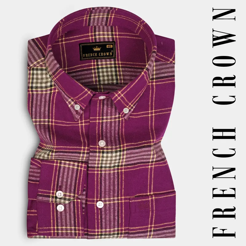 Rouge Plaid Flannel Shirt 7