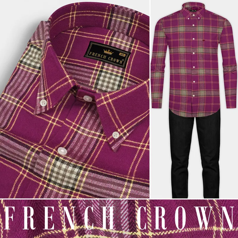 Rouge Plaid Flannel Shirt 9