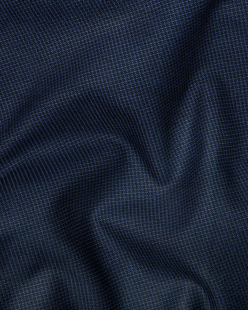 Royal Blue Diamond Dobby Formal Pant 3