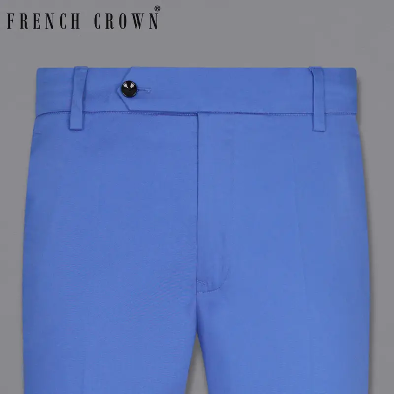 Royal Blue Premium Cotton Pant 1