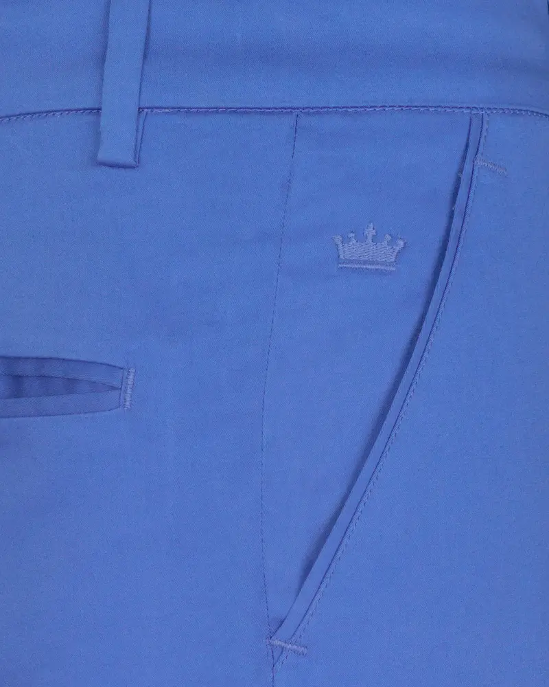 Royal Blue Premium Cotton Pant 5