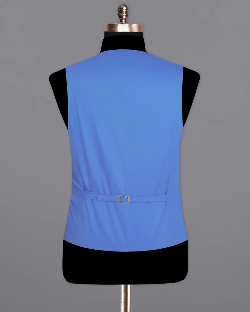 Royal Blue Premium Cotton Waistcoat 6