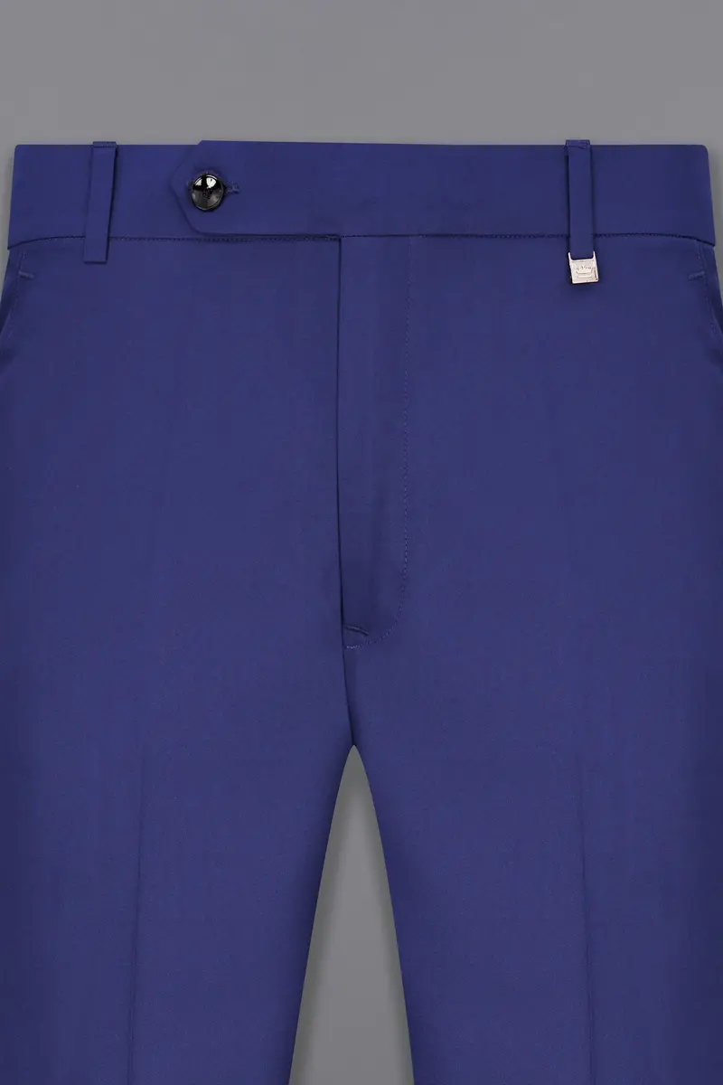 Royal Blue Single Breasted Suit 13
