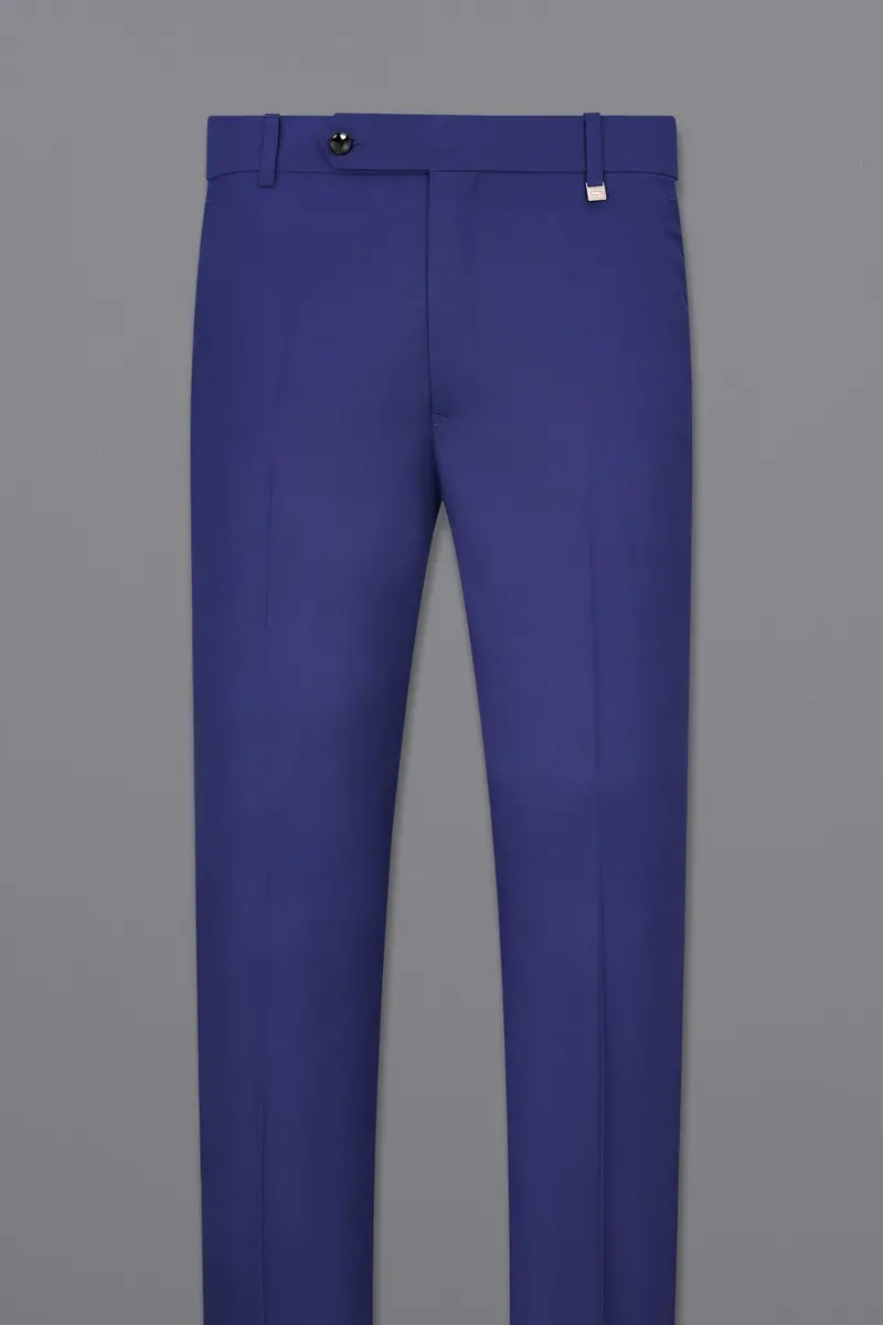 Royal Blue Single Breasted Suit 14