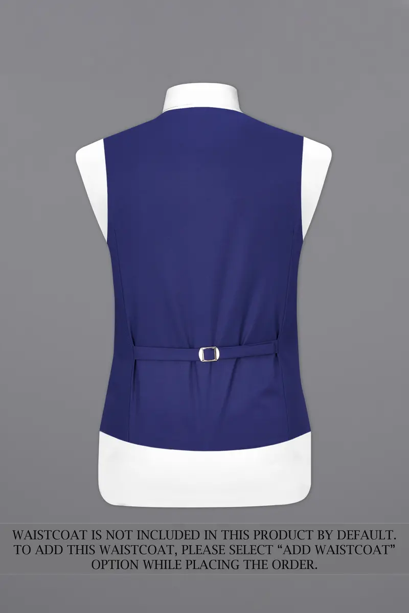 Royal Blue Single Breasted Suit 17