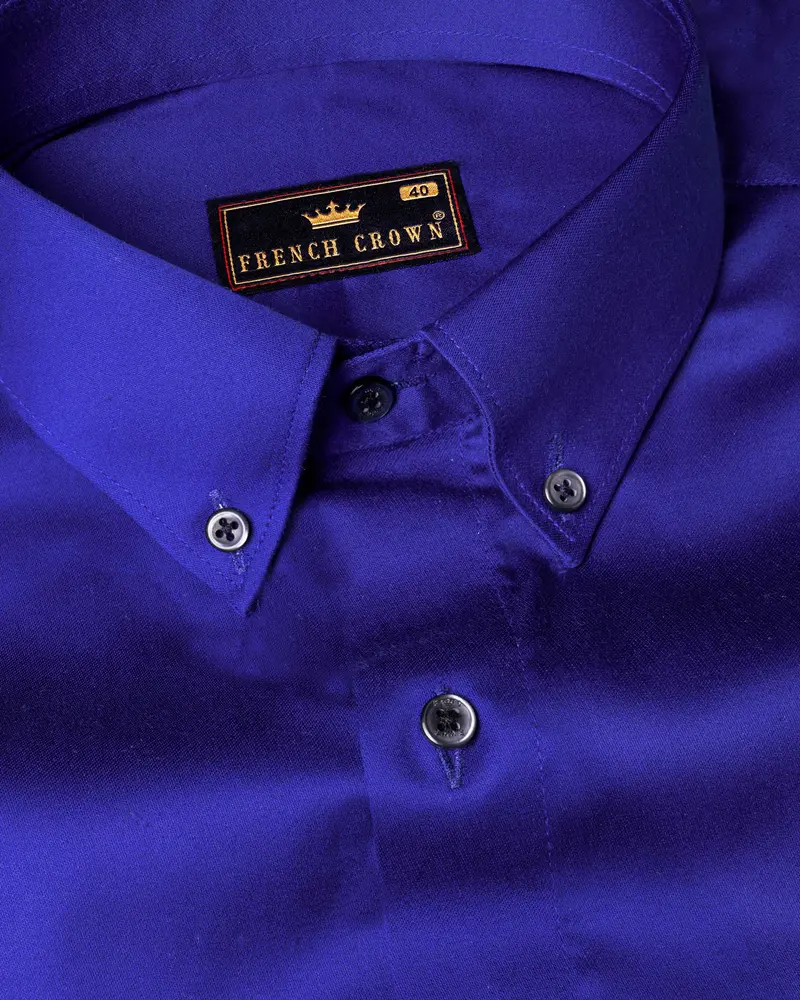 Royal Blue Super Soft Premium Cotton Shirt 1