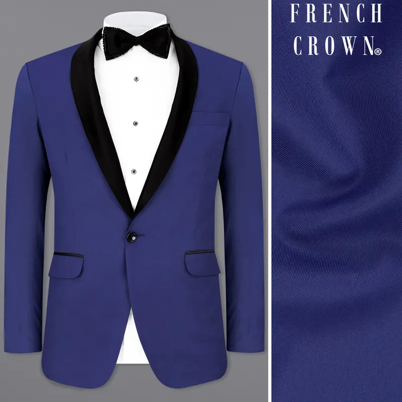 Royal Blue Tuxedo Blazer 1