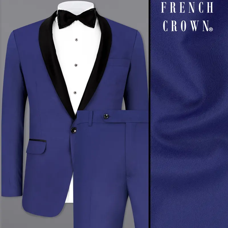Royal Blue Tuxedo Suit 1