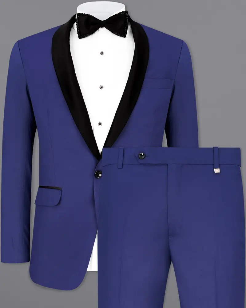 Royal Blue Tuxedo Suit 2
