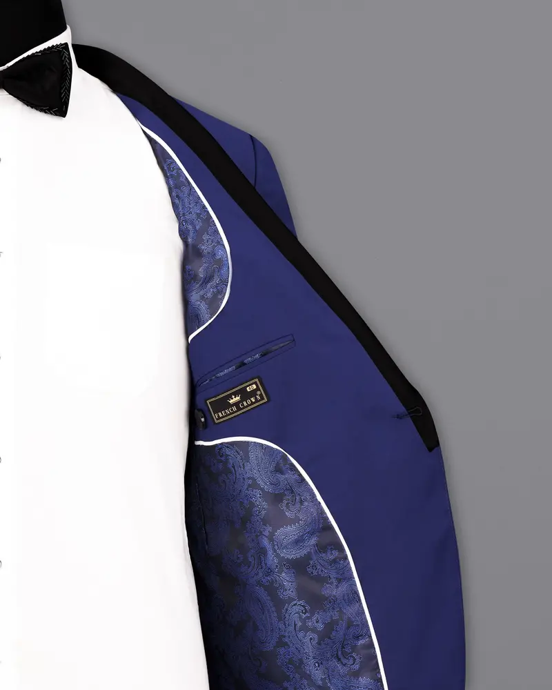 Royal Blue Tuxedo Suit 8