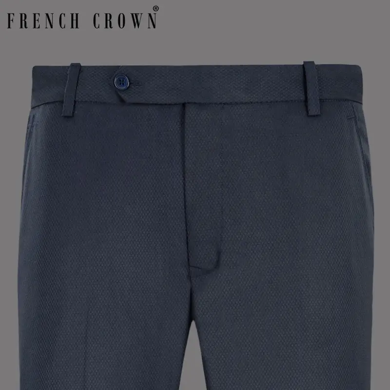 Royal Blue Wool-Rich Pant 1