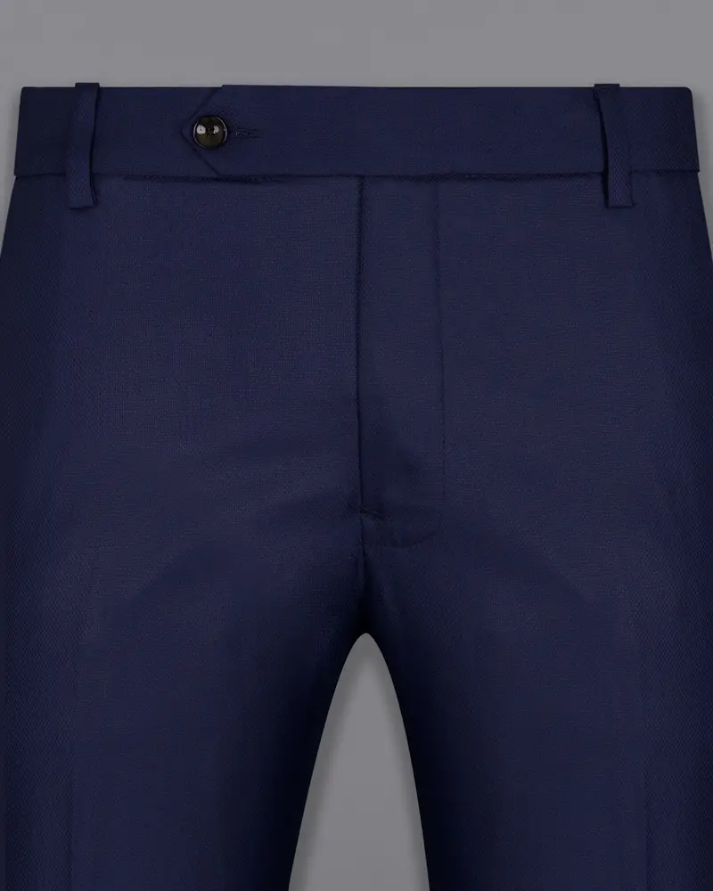 Royal Blue Wool Rich Pant 2