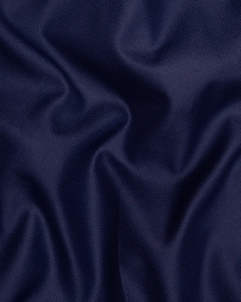 Royal Blue Wool Rich Pant 3