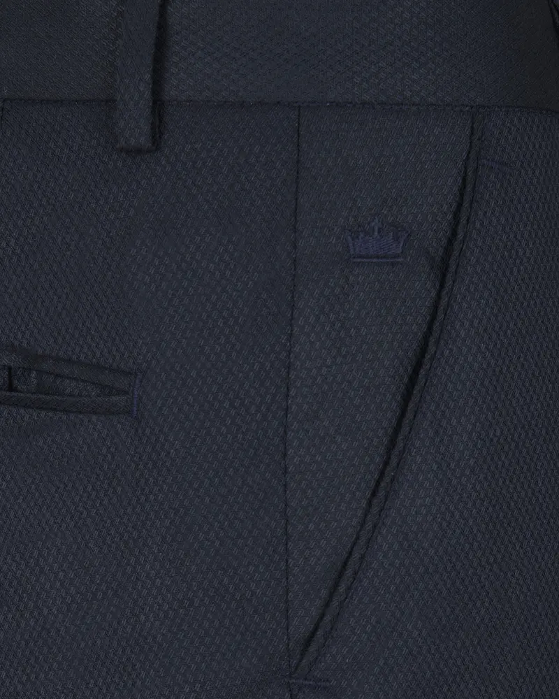 Royal Blue Wool-Rich Pant 5