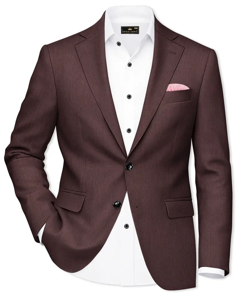 Russett Brown Single Breasted Blazer 1