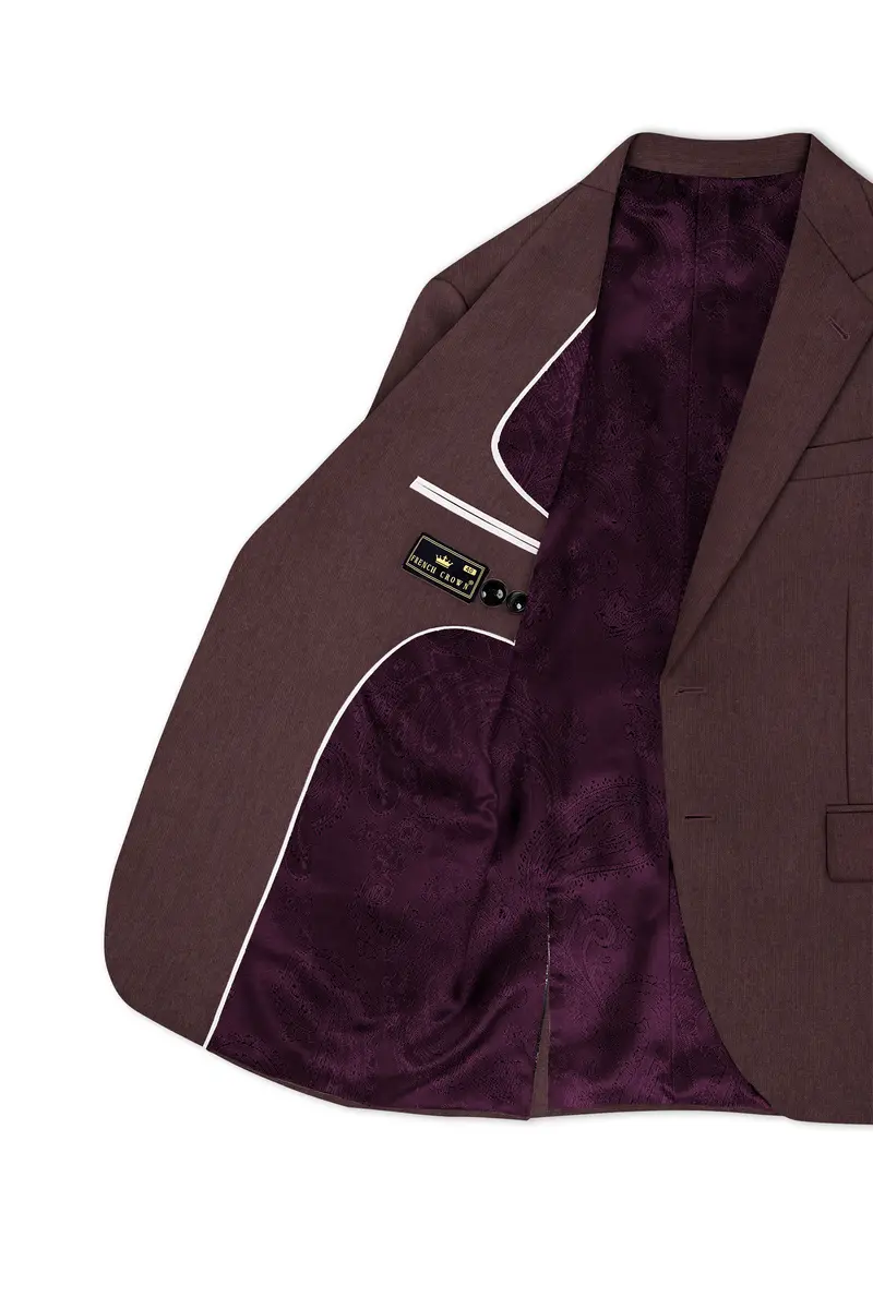 Russett Brown Single Breasted Blazer 5