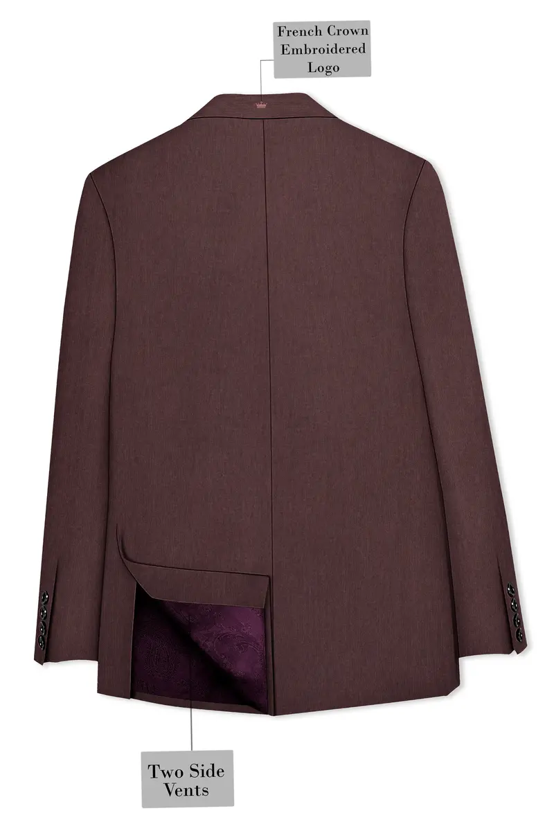 Russett Brown Single Breasted Blazer 8