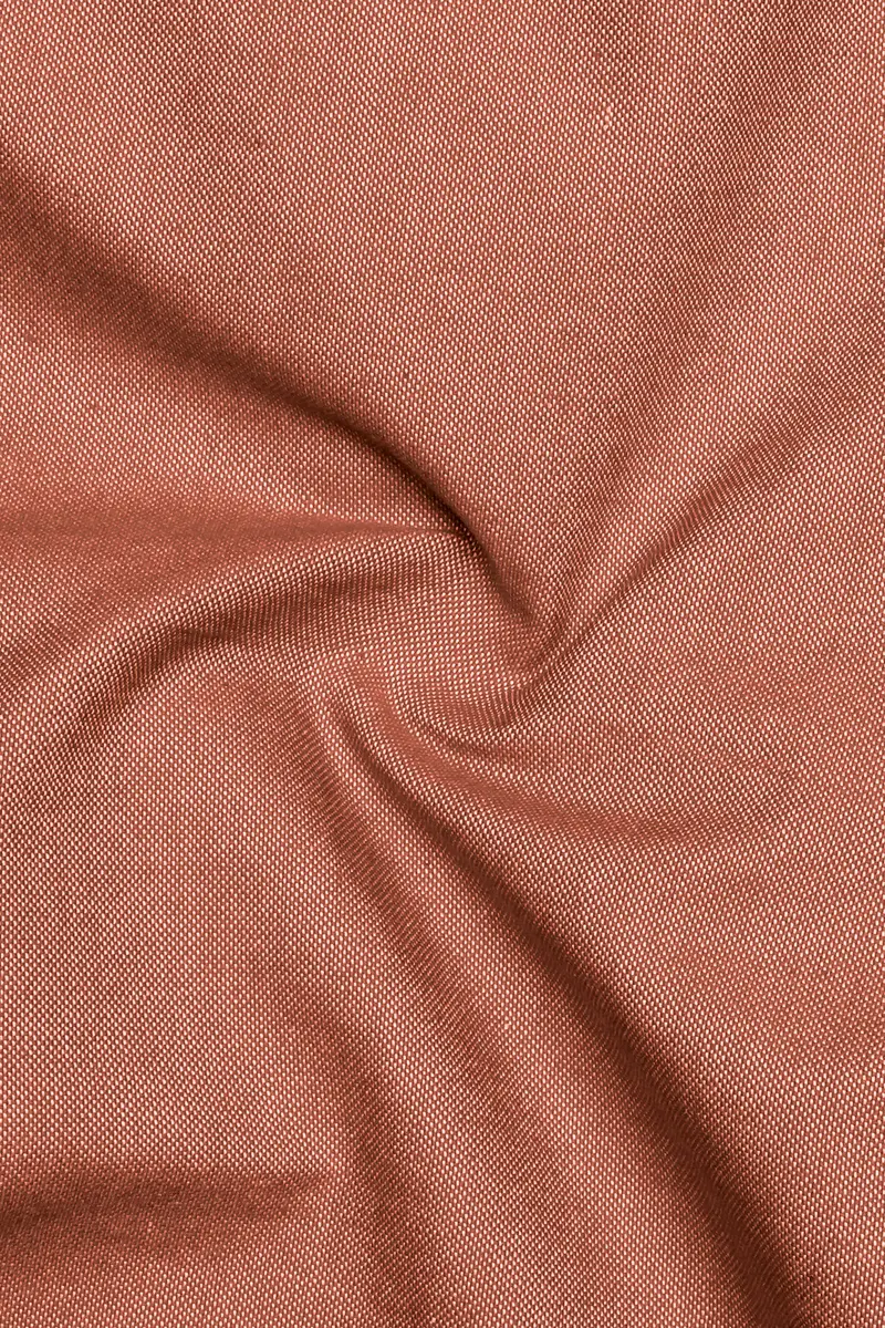 Rustline-Santa Fe Orange Solid Oxford Premium Cotton Boxer 3