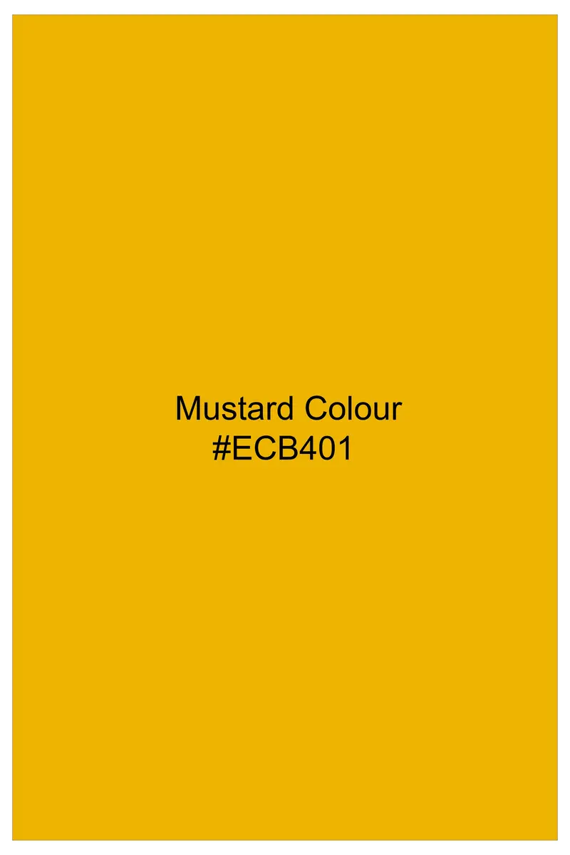 Safvell-Mustard Yellow Velvet Peak Lapel Tuxedo Blazer 10