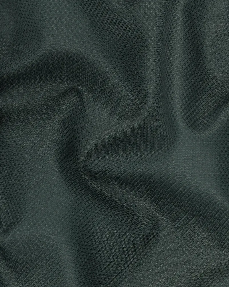 Sage Green Subtle Diamond Textured Waistcoat 3