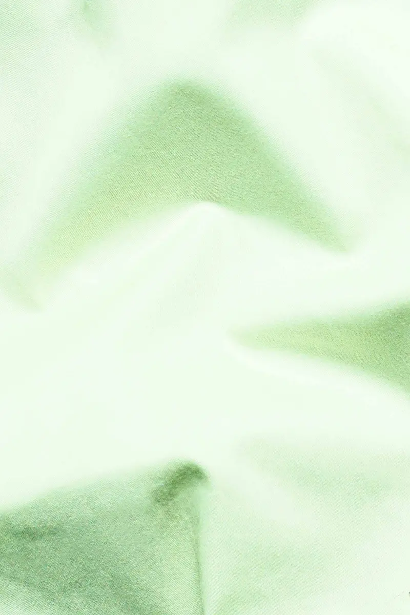 Sage Green Subtle Sheen Super Soft Premium Cotton Mandarin Shirt 2