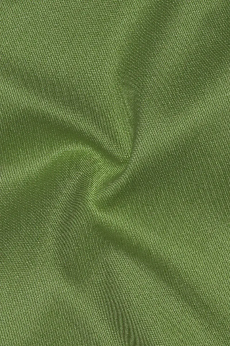 Sage Regal-Dingley Green Solid Wool Rich Tuxedo Slight Stretch Blazer 3