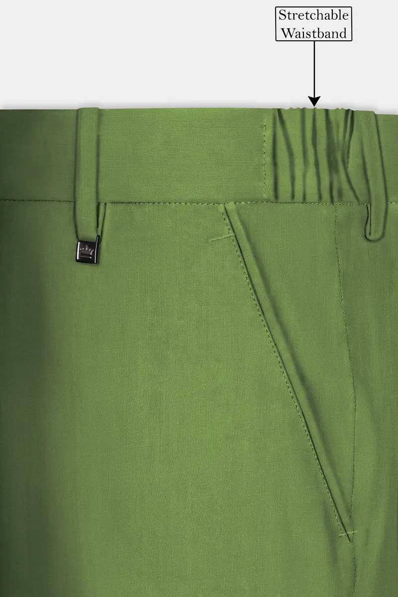 Sage Regal-Dingley Green Solid Wool Rich Tuxedo Slight Stretch Suit 15