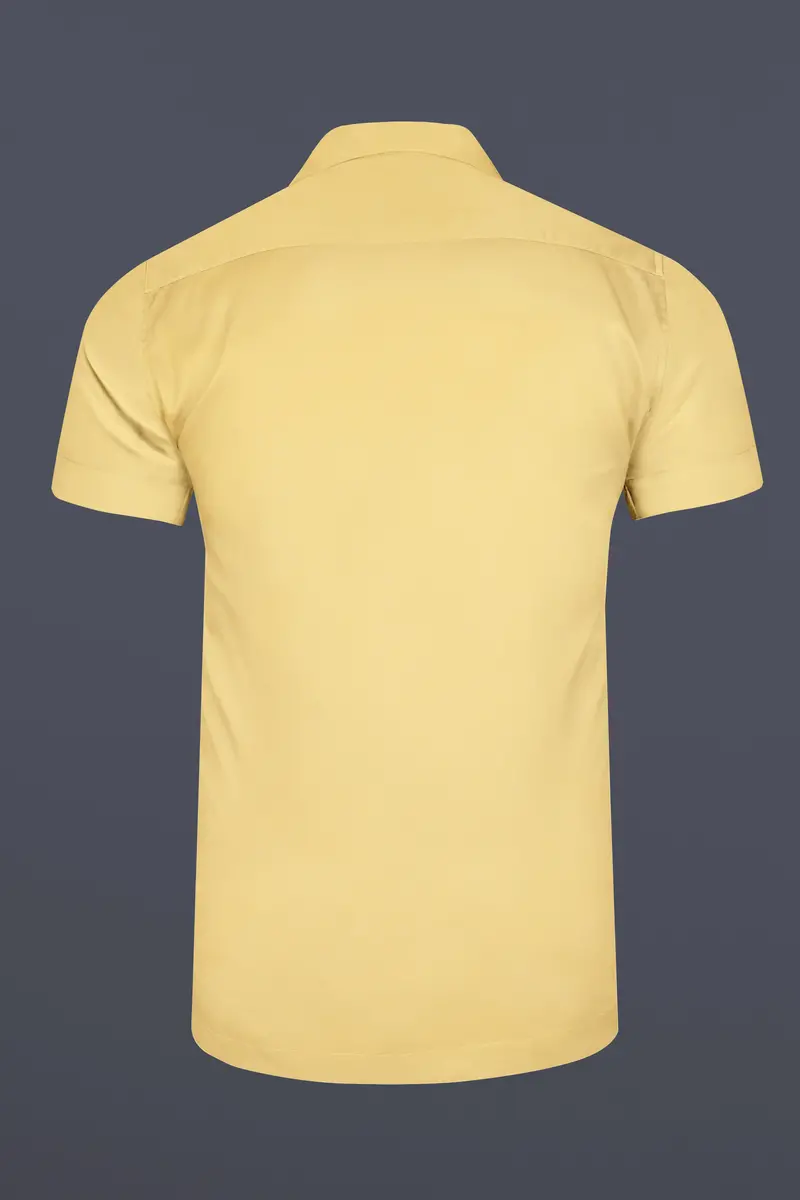 Salomine Yellow Royal Oxford Shirt 6