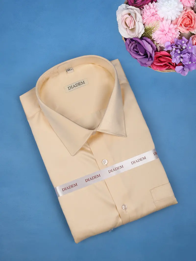 Sandal Plain Full Sleeve Cotton Shirt 1