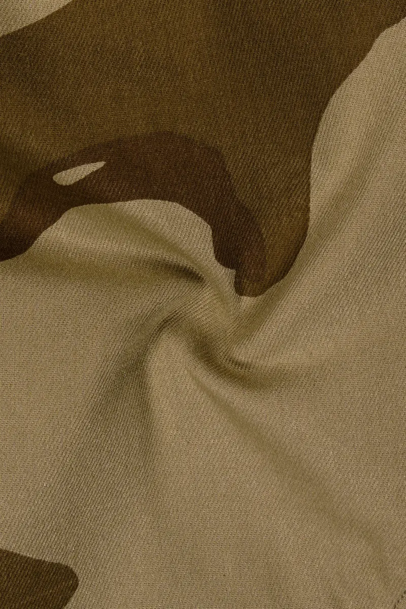 Sandrift Brown And Otter Dark Brown Camouflage Cargo Pant 3