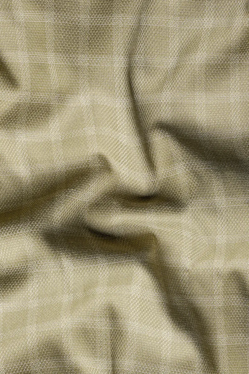 Sandrift Brown Checkered Wool Rich Waistcoat 3