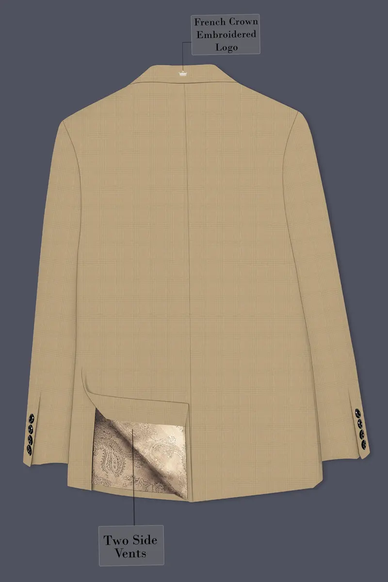 Sandrift Brown Double Breasted Blazer 8