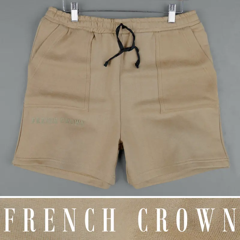 Sandrift Brown Premium Cotton  Shorts 1