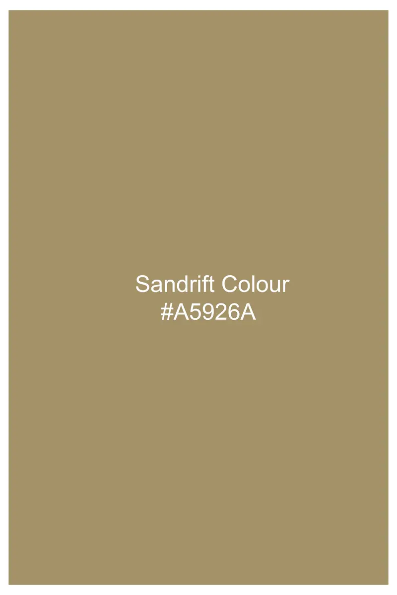 Sandrift Brown Wool Rich Bandhgala Designer Blazer 8